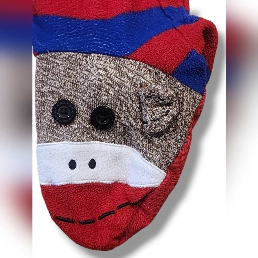 Nick And Nora Sock Monkey Onesie Size Small - Picture 5 of 8